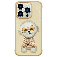Заредете изображение във визуализатора на галерията – Гръб NIMMY GLASSES COOL DOG за IPHONE 15 Pro Max khaki
