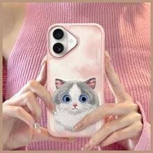 Заредете изображение във визуализатора на галерията – Гръб NIMMY BIG EYED PET 2.0 Cat за IPHONE 16 розов
