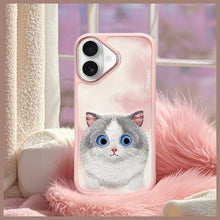 Заредете изображение във визуализатора на галерията – Гръб NIMMY BIG EYED PET 2.0 Cat за IPHONE 16 розов
