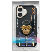 Заредете изображение във визуализатора на галерията – NIMMY case COOL&amp;CUTE 2.0 Monkey for IPHONE 16 black

