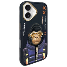 Заредете изображение във визуализатора на галерията – NIMMY case COOL&amp;CUTE 2.0 Monkey for IPHONE 16 black
