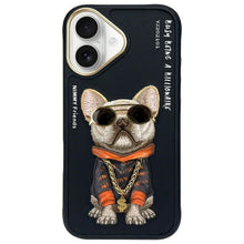Заредете изображение във визуализатора на галерията – NIMMY case GLASSES COOL DOG for IPHONE 16 black
