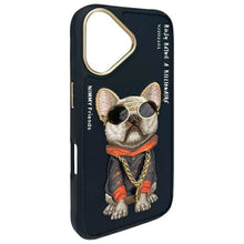 Заредете изображение във визуализатора на галерията – NIMMY case GLASSES COOL DOG for IPHONE 16 black
