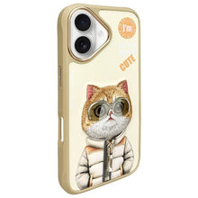 Заредете изображение във визуализатора на галерията – Гръб NIMMY COOL&amp;CUTE 2.0 Cat за IPHONE 16 khaki
