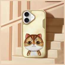 Заредете изображение във визуализатора на галерията – NIMMY case BIG EYED PET 2.0 Cat for IPHONE 16 khaki

