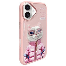 Заредете изображение във визуализатора на галерията – Гръб NIMMY COOL&amp;CUTE 2.0 Cat за IPHONE 16 розов
