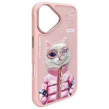 Заредете изображение във визуализатора на галерията – Гръб NIMMY COOL&amp;CUTE 2.0 Cat за IPHONE 16 розов
