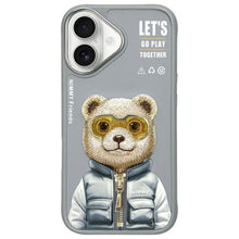 Заредете изображение във визуализатора на галерията – Гръб NIMMY COOL&amp;CUTE 2.0 Bear за IPHONE 16 сив
