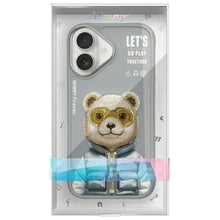 Заредете изображение във визуализатора на галерията – Гръб NIMMY COOL&amp;CUTE 2.0 Bear за IPHONE 16 сив
