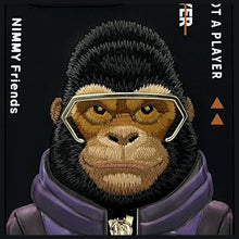 Заредете изображение във визуализатора на галерията – NIMMY case COOL&amp;CUTE 2.0 Monkey for IPHONE 16 Pro black
