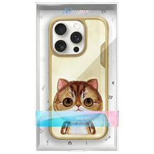 Заредете изображение във визуализатора на галерията – Гръб NIMMY BIG EYED PET 2.0 Cat за IPHONE 16 Pro khaki
