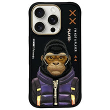 Заредете изображение във визуализатора на галерията – Гръб NIMMY COOL&amp;CUTE 2.0 Monkey за IPHONE 16 Pro Max черен
