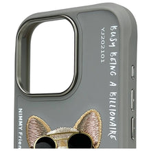 Заредете изображение във визуализатора на галерията – NIMMY case GLASSES COOL DOG for IPHONE 16 Pro Max gray
