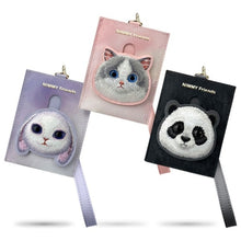 Заредете изображение във визуализатора на галерията – NIMMY card wallet BIG EYED PET 2.0 Panda black
