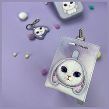Заредете изображение във визуализатора на галерията – NIMMY card wallet BIG EYED PET 2.0 Rabbit purple
