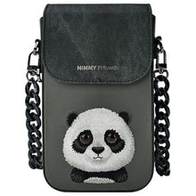 Заредете изображение във визуализатора на галерията – NIMMY phone bag BIG EYED PET 2.0 Panda black
