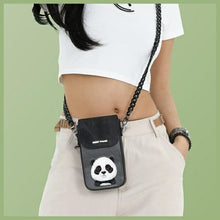 Заредете изображение във визуализатора на галерията – NIMMY phone bag BIG EYED PET 2.0 Panda black
