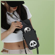 Заредете изображение във визуализатора на галерията – NIMMY phone bag BIG EYED PET 2.0 Panda black
