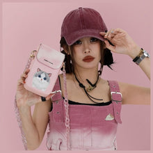 Заредете изображение във визуализатора на галерията – NIMMY phone bag BIG EYED PET 2.0 Cat pink
