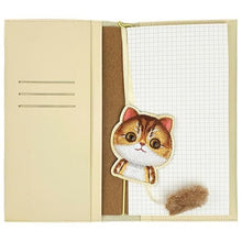 Заредете изображение във визуализатора на галерията – NIMMY set 2in1 notebook + pen BIG EYED PET 2.0 Cat khaki
