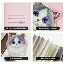 Заредете изображение във визуализатора на галерията – NIMMY set 2in1 notebook + pen BIG EYED PET 2.0 Cat pink
