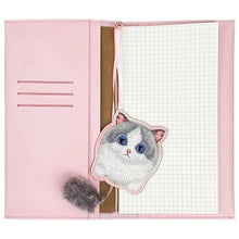 Заредете изображение във визуализатора на галерията – NIMMY set 2in1 notebook + pen BIG EYED PET 2.0 Cat pink
