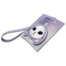 Заредете изображение във визуализатора на галерията – NIMMY set 3in1 phone bag + wallet + gps cover BIG EYED PET 2.0 Rabbit purple
