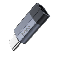 HOCO адаптер Type C (мъжки) към Lightning (женски) UA29 тъмносин