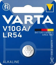 Заредете изображение във визуализатора на галерията – VARTA alkaline battery V10GA (Type LR54) 1 pcs
