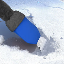 Заредете изображение във визуализатора на галерията – Car snow scraper with glove blue
