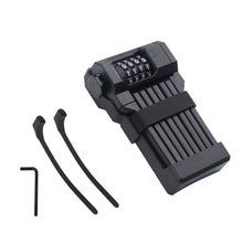 Заредете изображение във визуализатора на галерията – Bike / scooter 4 digit combination mini frame lock FSBYL48532 black
