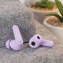 Заредете изображение във визуализатора на галерията – HOCO wireless earphones bluetooth TWS EQ23 purple

