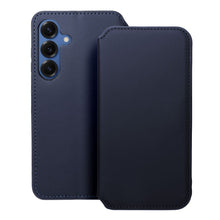 Заредете изображение във визуализатора на галерията – Калъф тип книга DUAL POCKET за SAMSUNG S25 Plus тъмно син
