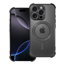 Заредете изображение във визуализатора на галерията – Гръб ANTISHOCK ELECTRO за IPHONE 16 Pro compatible with MagSafe черен
