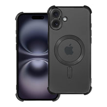 Заредете изображение във визуализатора на галерията – Гръб ANTISHOCK ELECTRO за IPHONE 16 Plus compatible with MagSafe черен
