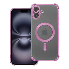Заредете изображение във визуализатора на галерията – Гръб ANTISHOCK ELECTRO за IPHONE 16 Plus compatible with MagSafe розов
