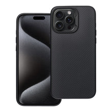 Заредете изображение във визуализатора на галерията – Carbon Elite Mag Cover compatible with MagSafe for IPHONE 15 PRO MAX black
