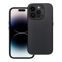 Заредете изображение във визуализатора на галерията – Carbon Elite Mag Cover compatible with MagSafe for IPHONE 14 PRO black
