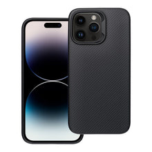 Заредете изображение във визуализатора на галерията – Carbon Elite Mag Cover compatible with MagSafe for IPHONE 14 PRO MAX black

