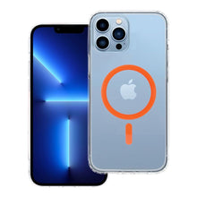 Заредете изображение във визуализатора на галерията – Drop Glue Colorful Ring Mag Cover compatible with MagSafe for IPHONE 13 PRO MAX orange
