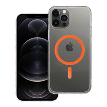 Заредете изображение във визуализатора на галерията – Drop Glue Colorful Ring Mag Cover compatible with MagSafe for IPHONE 12 PRO MAX orange
