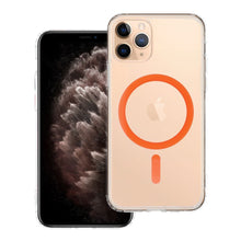 Заредете изображение във визуализатора на галерията – Drop Glue Colorful Ring Mag Cover compatible with MagSafe for IPHONE 11 PRO orange
