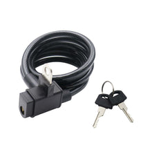 Заредете изображение във визуализатора на галерията – Bike / scooter spiral lock FSBYL45301 black
