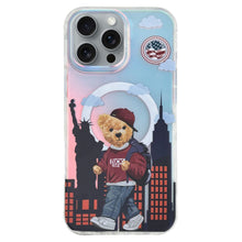 Заредете изображение във визуализатора на галерията – Гръб ZUCK BEAR DARNELL FROSTED LASER compatible with MagSafe for IPHONE 16 Pro new york
