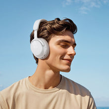 Заредете изображение във визуализатора на галерията – HOCO wire headphones bluetooth W53 morning mist white
