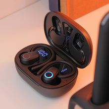 Заредете изображение във визуализатора на галерията – HOCO безжични слушалки bluetooth TWS EQ8 черни
