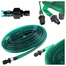 Заредете изображение във визуализатора на галерията – Garden hose sprinkler with quick connectors 10 m RC-K-1475 green
