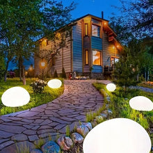 Заредете изображение във визуализатора на галерията – LED solar lamp in the shape of a stone 16 cm RC-K-1487
