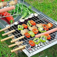 Заредете изображение във визуализатора на галерията – Skewers metal sticks for grilling 30 cm RC-K-939 10 pcs
