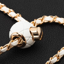 Заредете изображение във визуализатора на галерията – Chain / Rope with holder GLAMOUR fit all models 80mm max width WHITE
